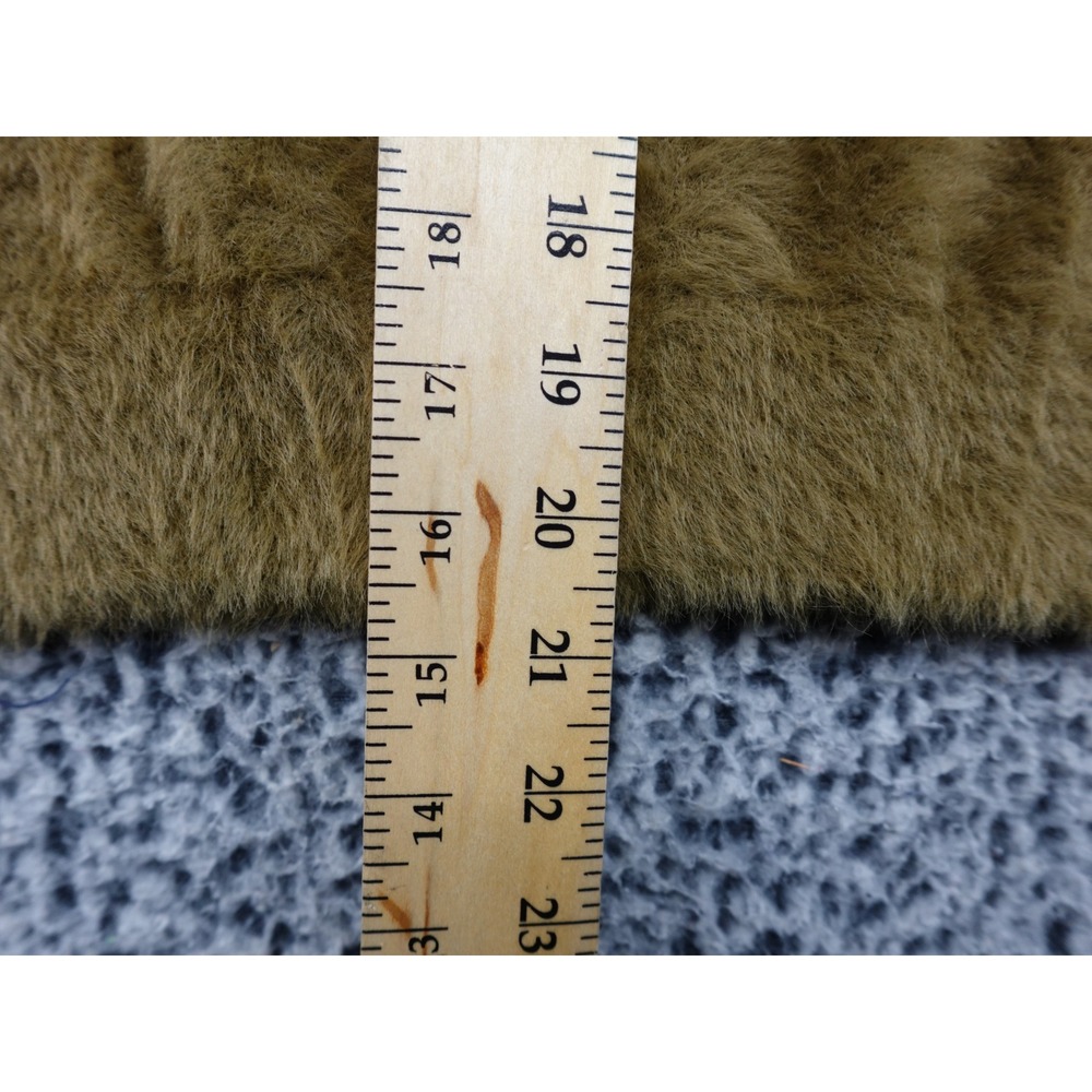 Levi's Heart Fuzzy Knit Sweater Womens Medium Olive Brown Good A3237-0001 - Picture 5 of 12